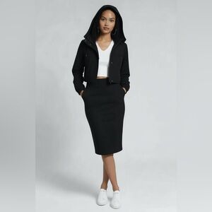 Celsius Women’s Hooded Puffer Jacket — Black — Size XL, NWT —